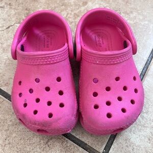 CROCS Kids Vibrant Pink Sandals